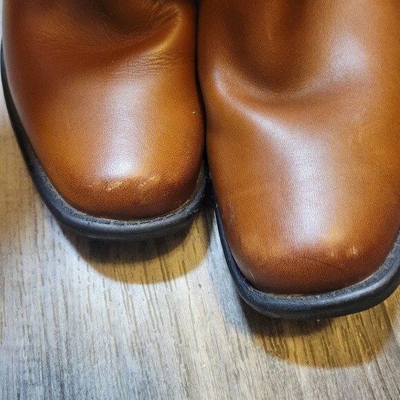 Frye Harness Pull On boot in cognac - Picture 4 of 7